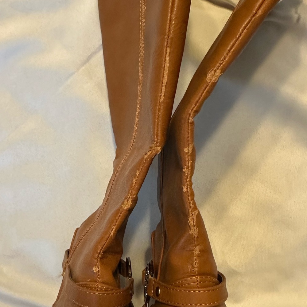 Tory Burch Brown Knee-High Riding Boots - WMS 7.5 - Picture 3 of 6